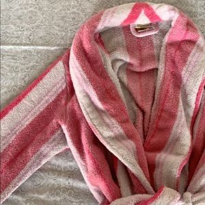 Pink bathrobe
